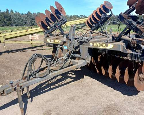 Rastra de Disco Erca 56 Platos con Salida Hidrauilca Tras.