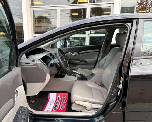 Honda Civic EXS A/T año 2013 Negro Super Recomendable