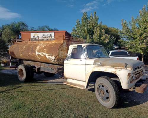 Camion Ford 600 Motor Reparado. Tanque 10.000 Litros
