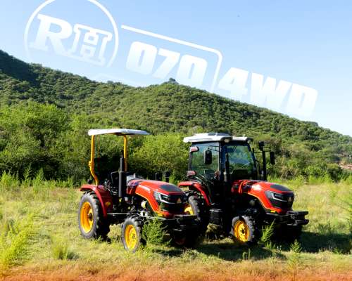 Tractor Roland H070 Turbo Doble Tracción Ruedas Agrícolas