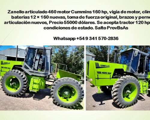Vendo Tractor Zanello 460
