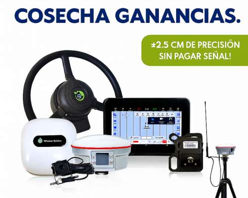 Piloto Automático + RTK Radio (sin Pago de Señal)