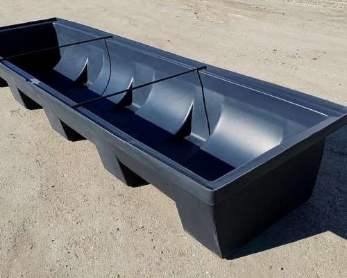 Comedero - Bebedero Plástico Rectangular 900 Lts.