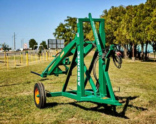 Elevador Transportador de Rollos 2 Cilindros Agromec
