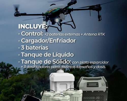 Dron Aplicador Solido y Liquido Gteex King 100