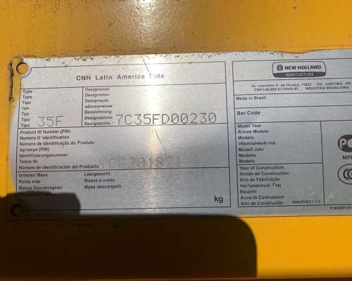 Cabezal sin Fin 740 CF - 35 F - año 2012