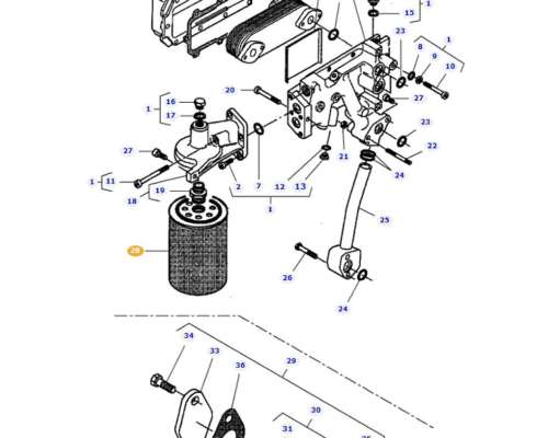 Filtro de Aceite de Motor Agco - V 836862582
