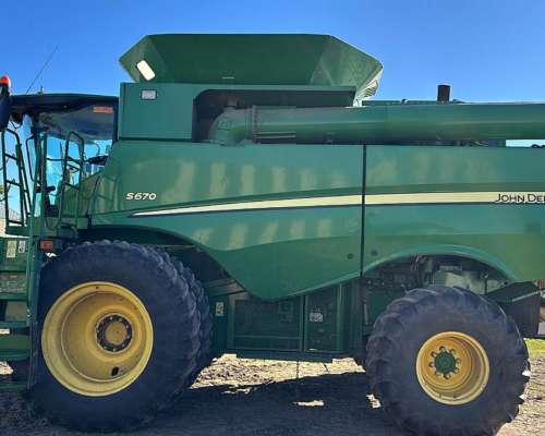 Cosechadora John Deere S670 - 2015