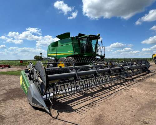 John Deere 9770 Doble. Dual. Draper Piersanti 40p. 8500/5700