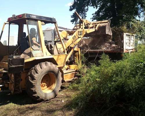 Retropala Caterpillar 416 con Motor Perkins
