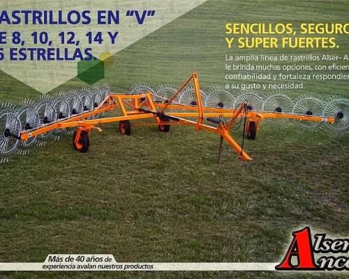 Rastrillo en V de 16 Estrellas Alser Anca