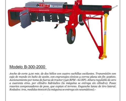 Desmalezadora Hileradora Baima B300-2000