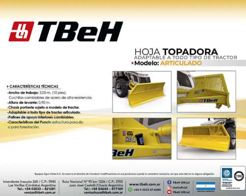 Hoja Topadora Tbeh Nuevo.