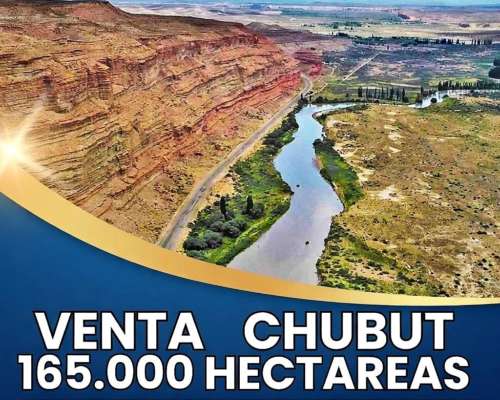 Campo Chubut 165.429 Hectareas Costa de Rio Potencial Eólico