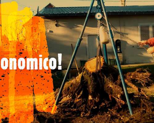 Destoconador Manual. Alquiler. Saca Tocones Troncos y Raices