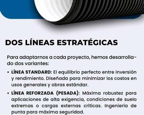 Tubo Caño de Alcantarilla Standard DN. 400 X 4 Mts.