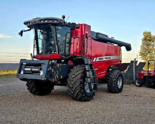 Cosechadora Axial Massey Ferguson 9695 C/draper 35pies Usada