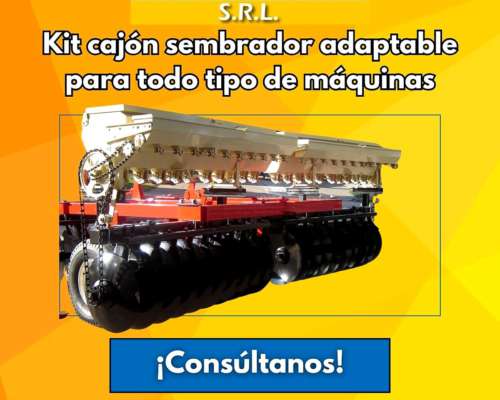 Kit Cajón Sembrador Adaptable Todas las Maquinas