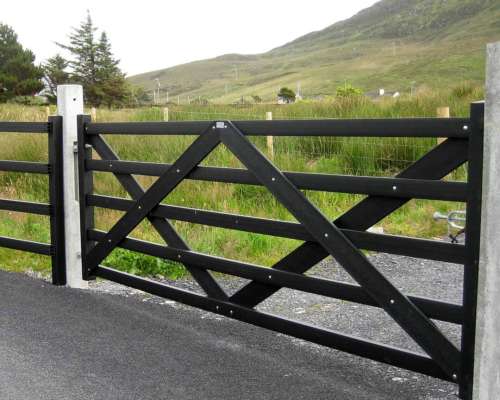 Tranquera Madera Plastica Cero Mantenimiento 100% Plastico