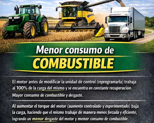Optimiza el Motor de TU Tractor o Cosechadora