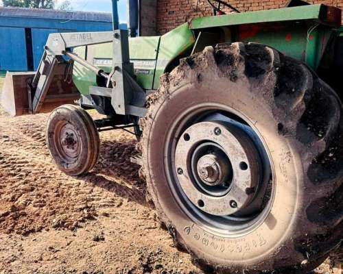 Tractor Deutz AX100 con Pala Metalber Impecable