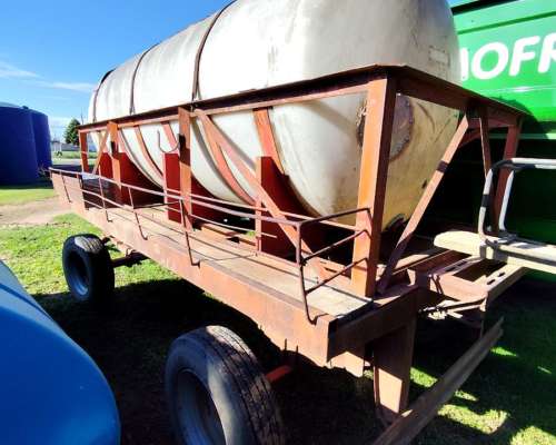 Acoplado Tanque 5.000 Lts - Portabidones - Buen Estado