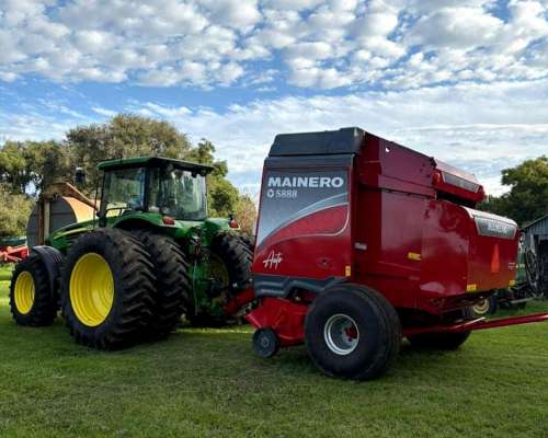 Rotoenfardadora Mainero 5888. Impecable. 2500 Rollos