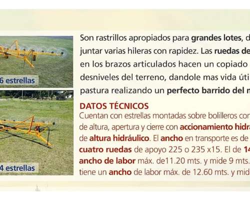 Rastrillo en V de 16 Estrellas Alser Anca