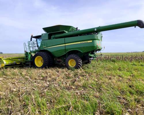 Cosechadora John Deere S 670 año 2016 36 Pies Caracol