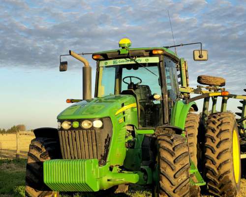 Tractor John Deere 7830, 206 HP, año 2008, 6.350 Hs Motor,