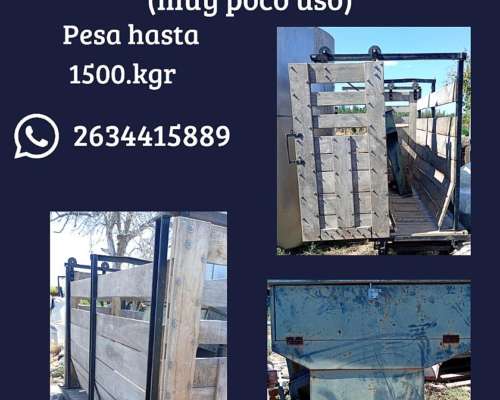 Báscula Hacienda Hasta 1500 KGR