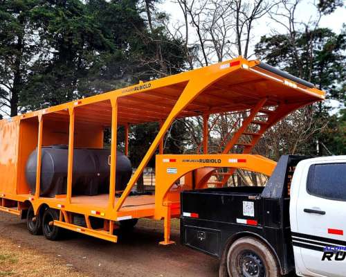 Semirremolque Abierto Homologado para Drones Fumigadores