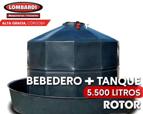 Bebedero + Tanque 5.500 Lts