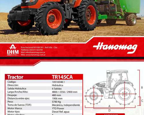 Tractor Hanomag TR145 CA