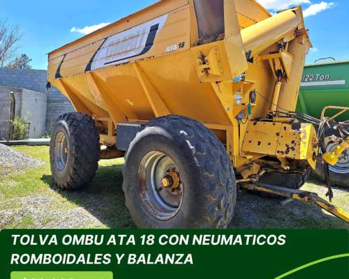 Tolva Usada Ombu ATA18 C/gomas y Balanza Magris