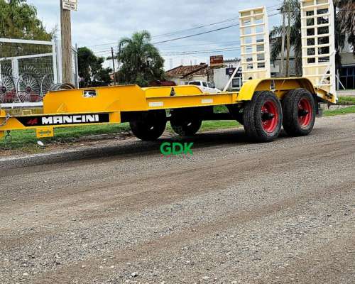 Carreton Tipo Trailer 6tn con Rampa Trasera . 4x2. Mancini