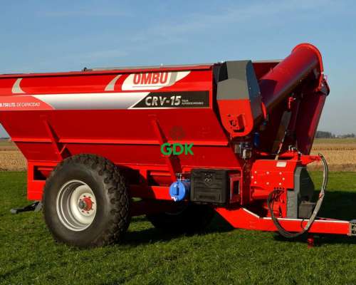 Tolva Autodescargable CRV15 C/ Goma y Balanza- Ombu