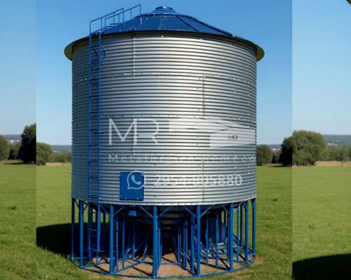 Silos Aéreos de 100tn para Almacenaje. Colonia Menonita