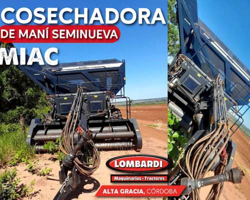 Cosechadora de Maní Miac para Importar de Brasil + Impuestos