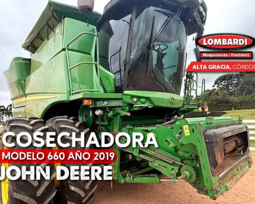 Cosechadora John Deere S660 Importado de Brasil + Impuestos