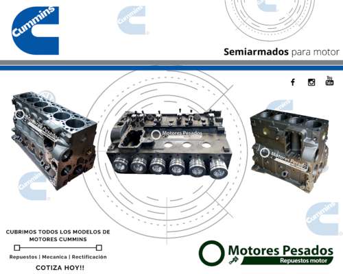 Semiarmado Cummins - Scania - Iveco - Mercedes Benz - Perkin