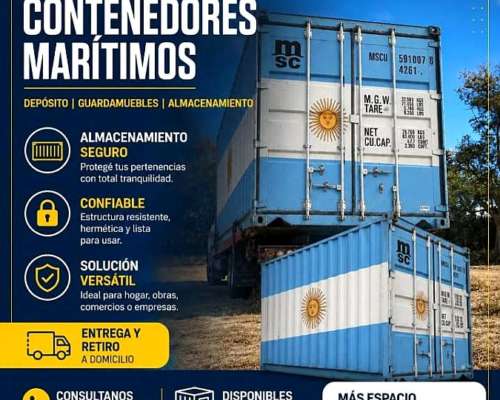 Alquiler de Contenedor Maritimo Obrador Guardado