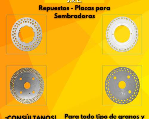 Placas de Siembra, Todos los Modelos