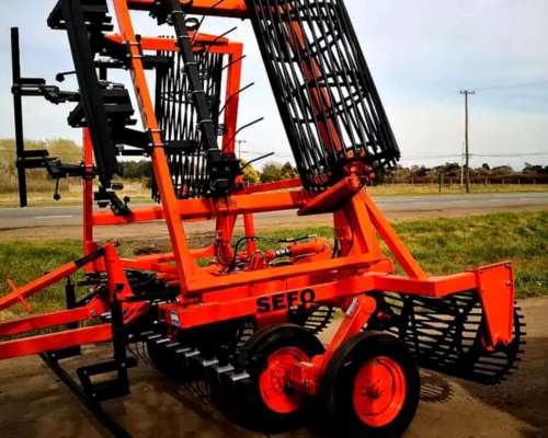 Rolo Sefo Culminador de Labranza Hidraulico con Peine