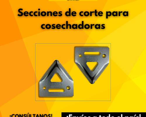Secciones de Corte para Cosechadoras