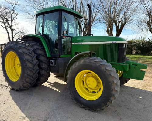 Tractor John Deere 7505, año 2005 con Piloto Plantium.
