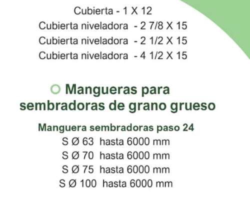 Cubiertas Niveladoras Varias Medidas