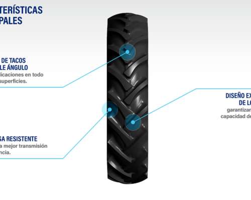 Cubierta Agrícola 12.4-24 Green EX RT100 12t TT GRI