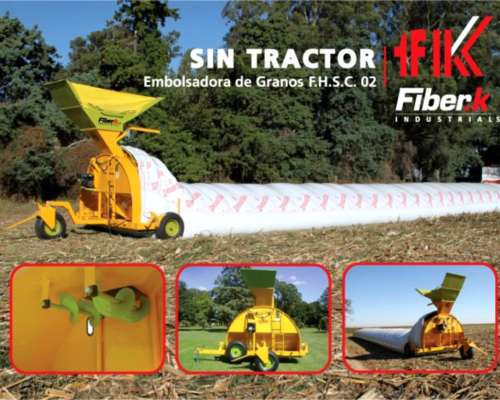 Embolsadora Granos Secos sin USO de Tractor Fiber K