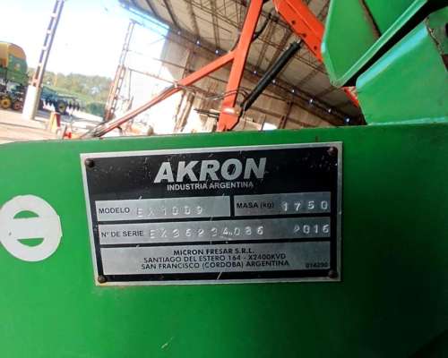 Extractora Akron año 2016